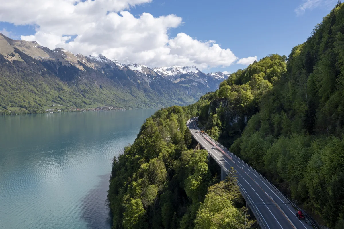 A8 Interlaken-Ost – Brienz BE – Nachtsperrung vorzeitig abgeschlossen