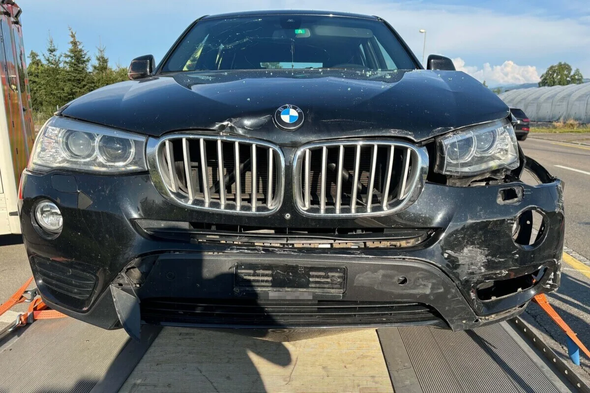 Neukirch TG - Unfall an einer Kreuzung 