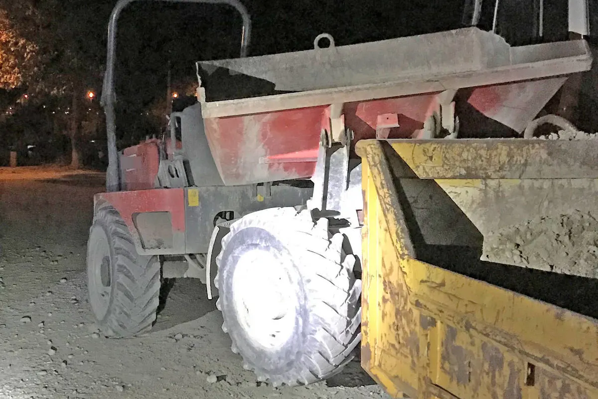 Horn TG – Alkoholisiert Dumper entwendet