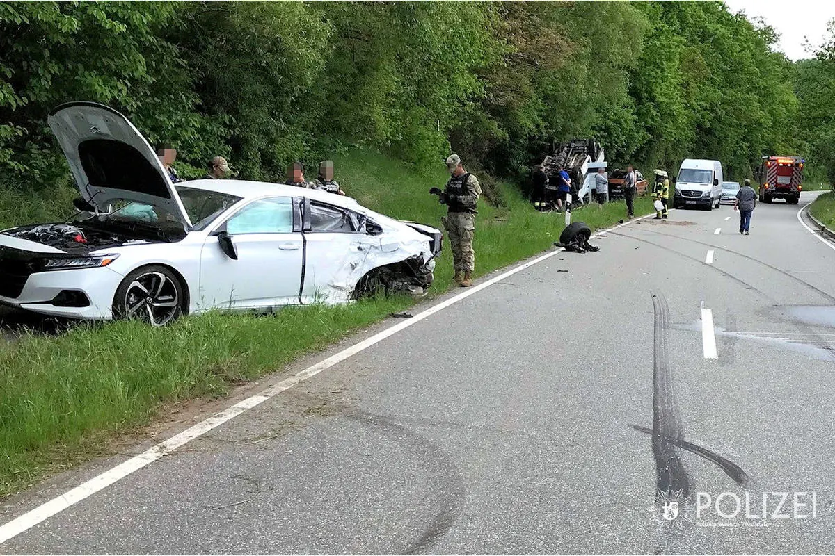 Weilerbach – Drei Verletzte bei Kollision