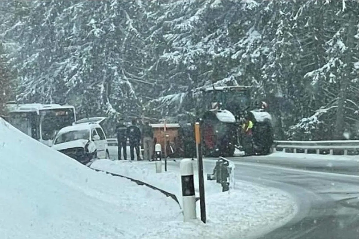 Saignelégier – Kollision mit einem Schneepflug