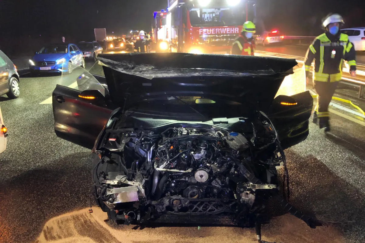 Schwerer Verkehrsunfall bei Waldböckelheim - Vier verletzte Personen