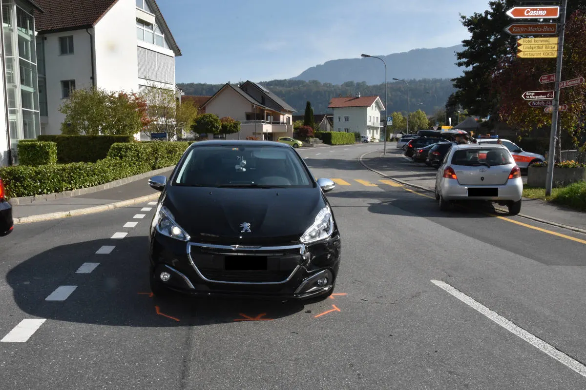 Ruggell FL - Unfall da Vortritt missachtet
