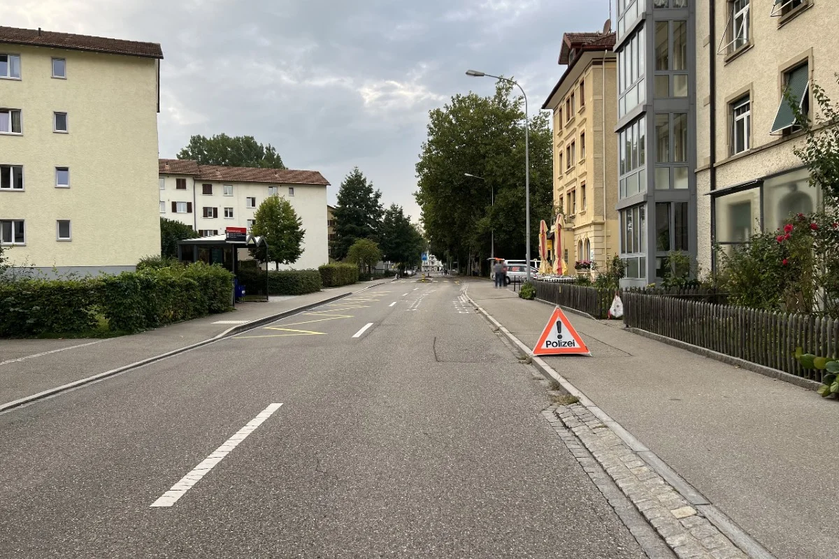 Stadt St. Gallen - Jugendlicher verletzt sich bei Unfall mittelschwer