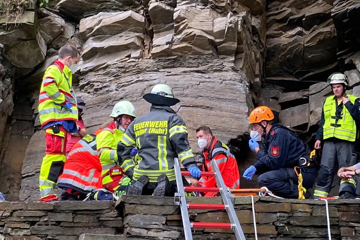 Wetter (Ruhr) – Freikletterer am Harkortberg abgestürzt