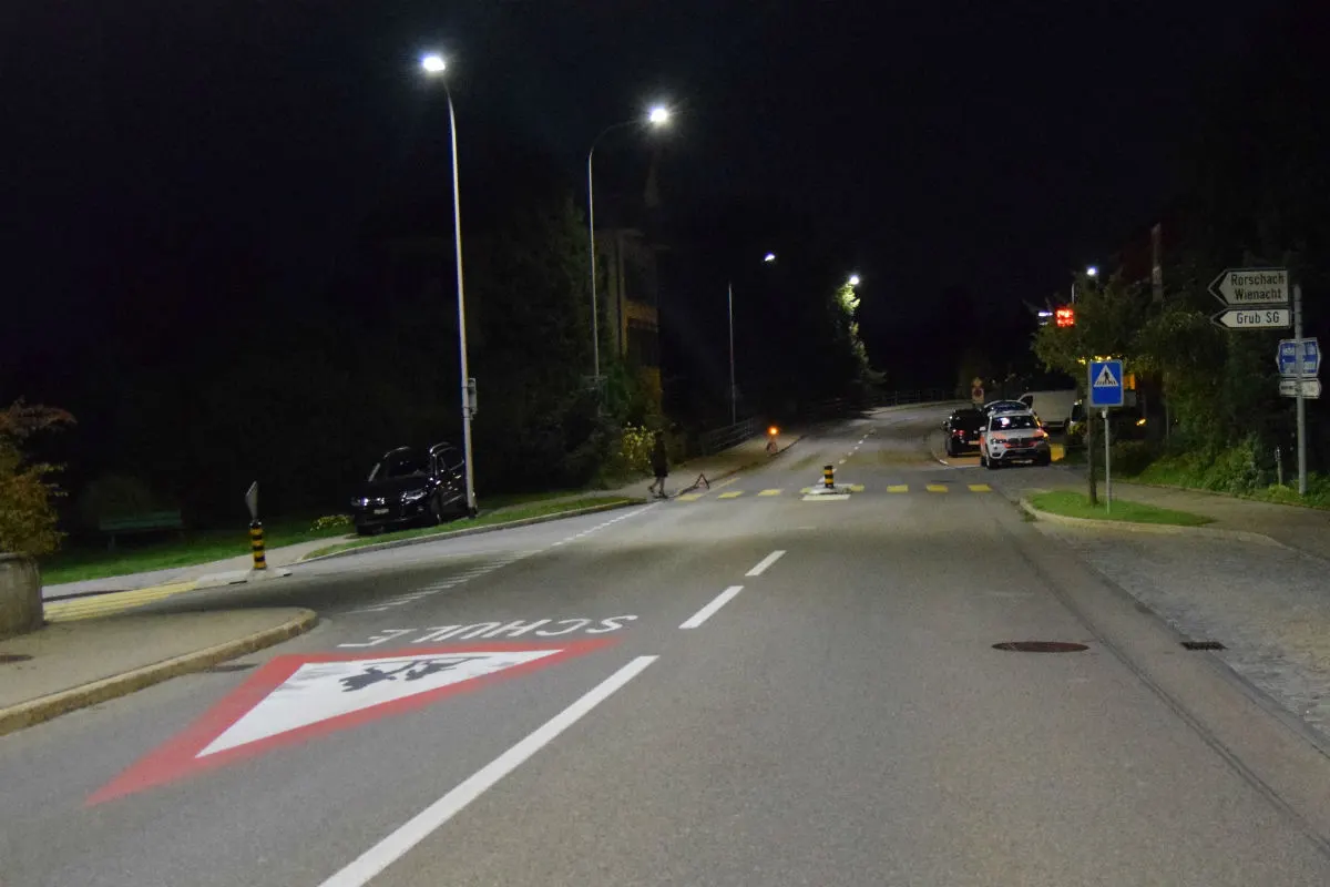 Unfall Grub AR - Sachschaden bei Kollision beim Abbiegen