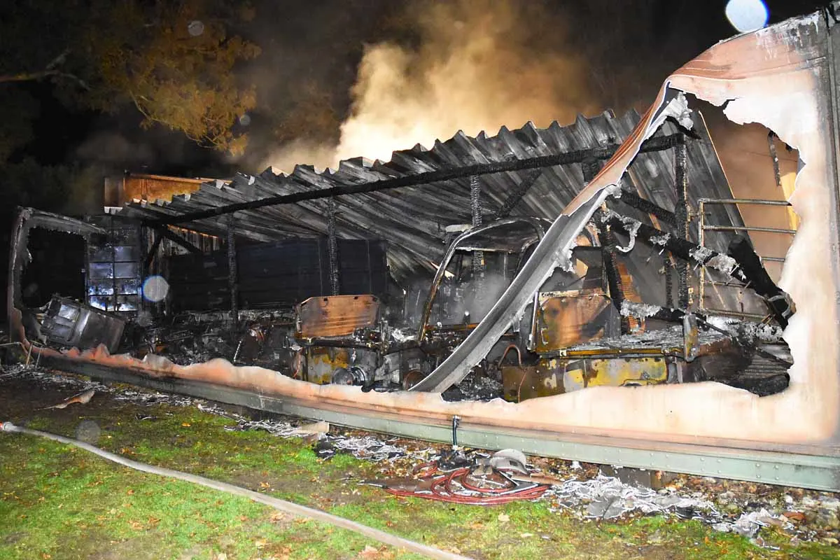 Aachen - Geräteschuppen in Golfclub ausgebrannt