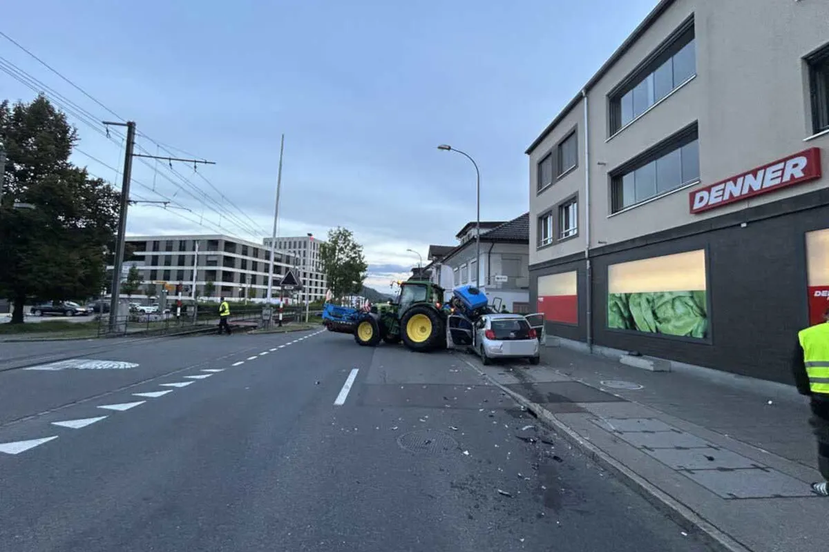 Unterkulm AG – Verletzte Person bei Unfall mit Traktor