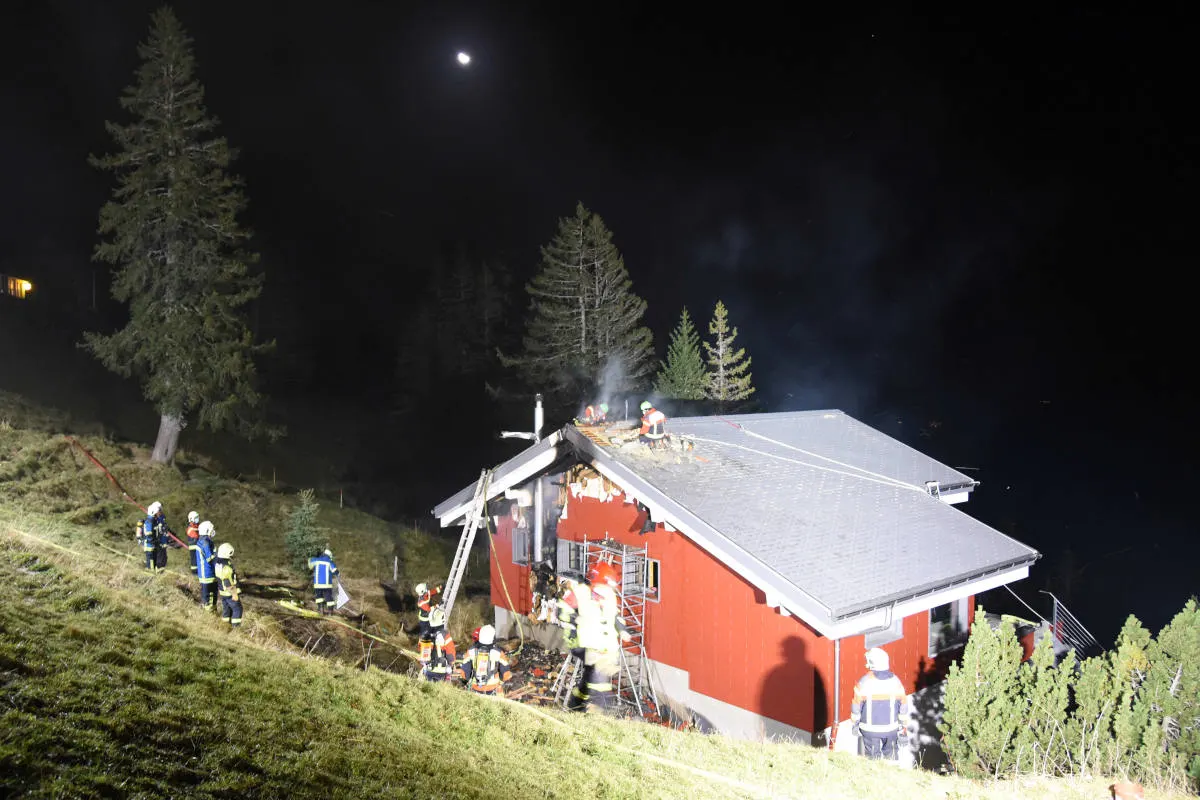Feuer in Rigi Scheidegg SZ – Sachschaden nach Hausbrand