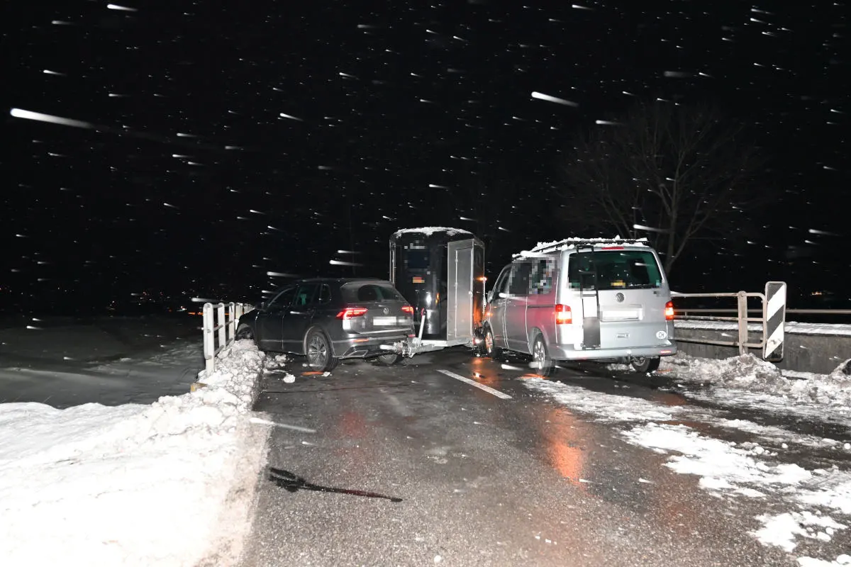 Altstätten SG – Pferd verletzt sich bei Unfall mit Anhänger