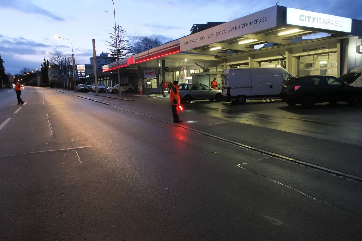 Goldach SG - Lichtkontrolle in Zusammenarbeit mit TCS