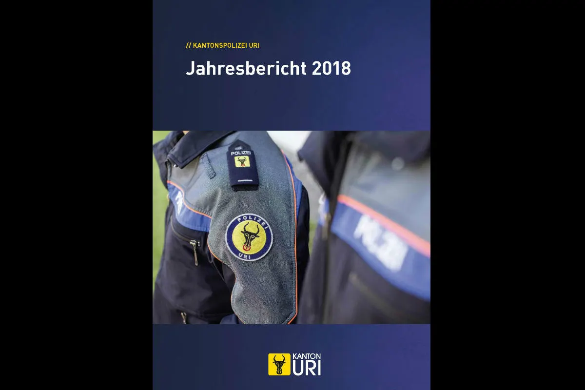 Kanton UR - Jahresbericht 2018 der Kantonspolizei Uri