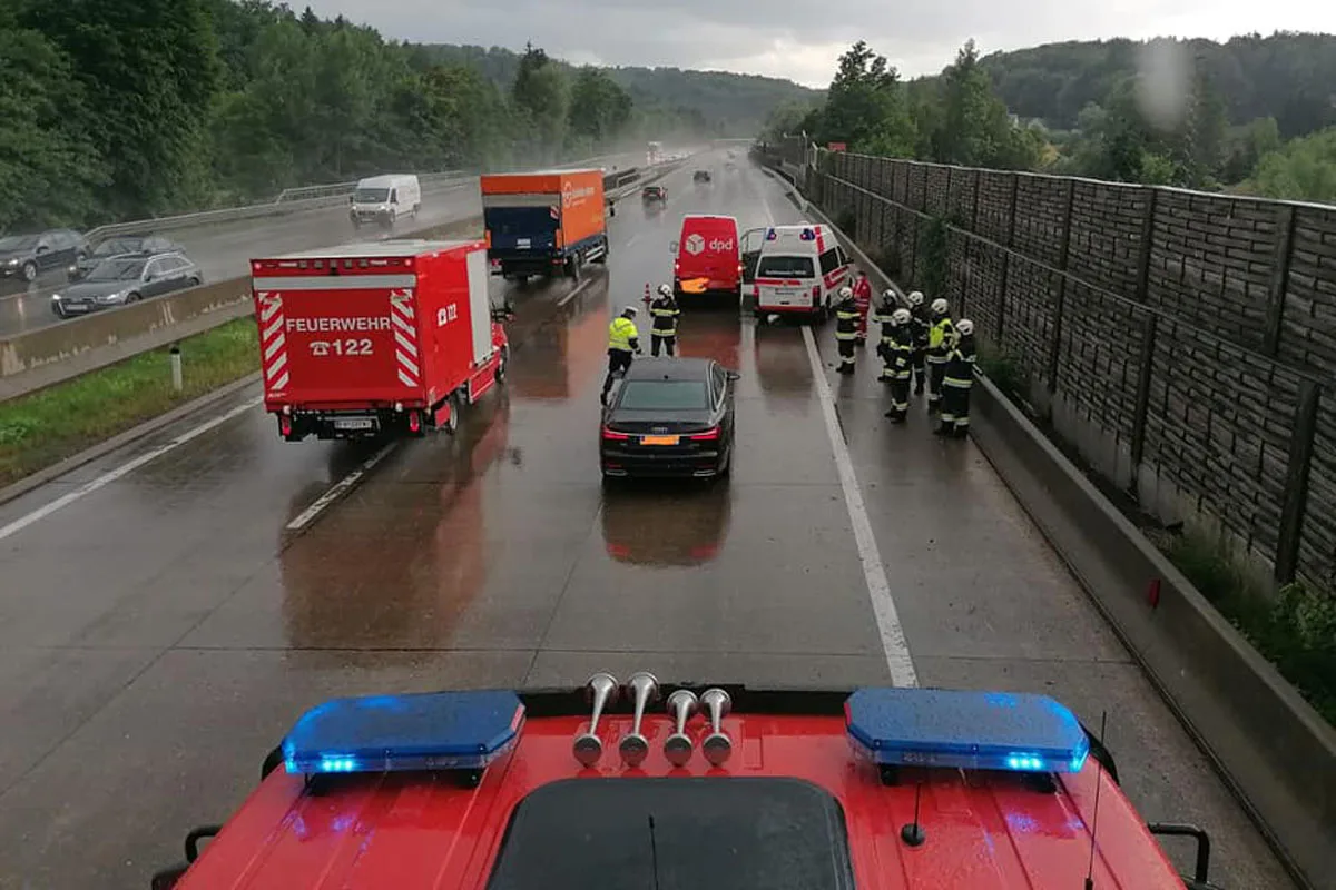 Gleisdorf - Dreijähriger bei Unfall auf der Autobahn verletzt