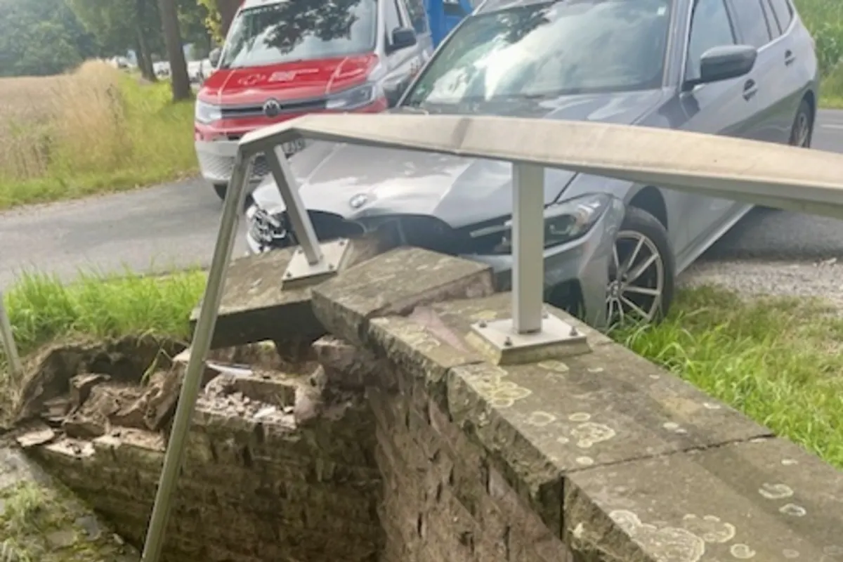 Unfall in Sudheim - Geschwindigkeit falsch eingeschätzt