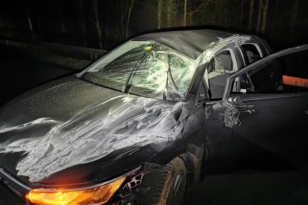 Wigoltingen TG - Autobahn nach Unfall gesperrt - Auto überschlägt sich 