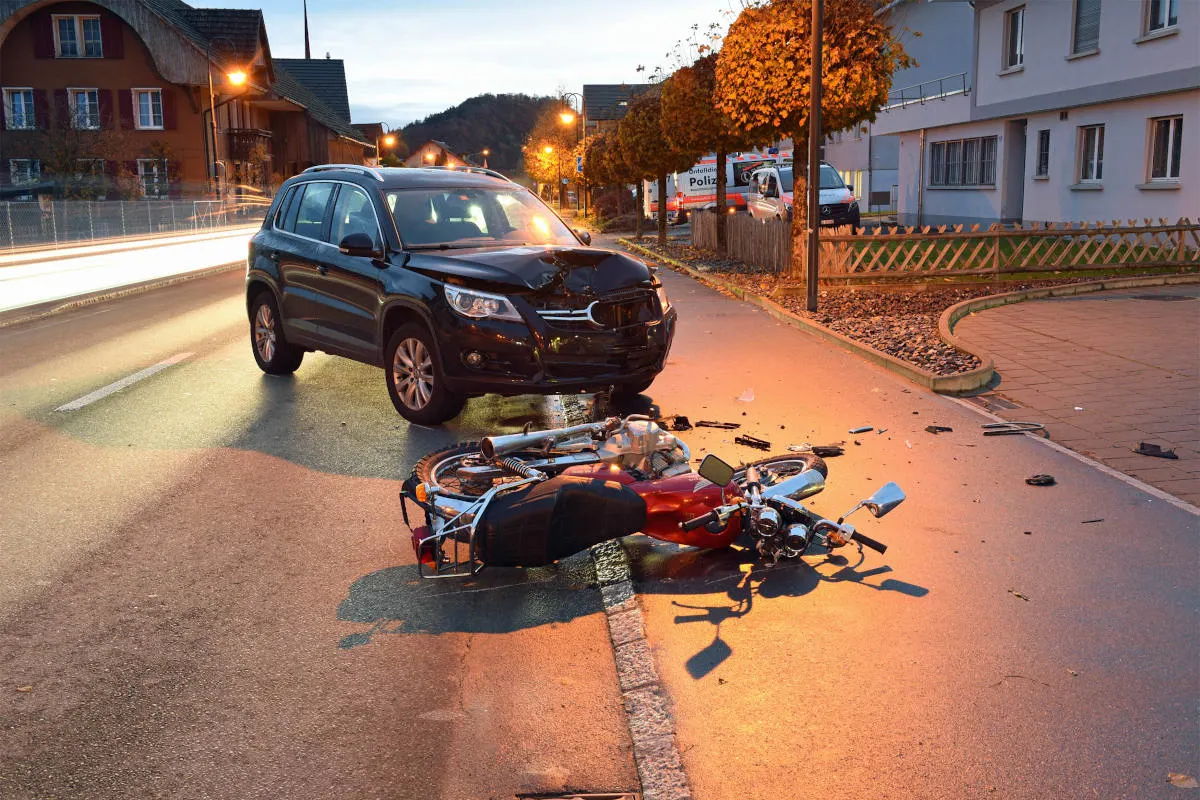 Unfall in Gettnau LU – Motorradfahrer nach Kollision erheblich verletzt