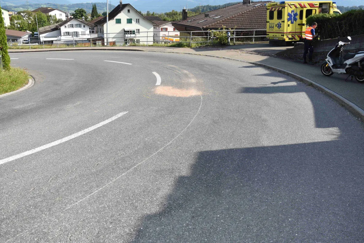Uznach SG – Verletzt nach Selbstunfall unter Alkoholeinfluss