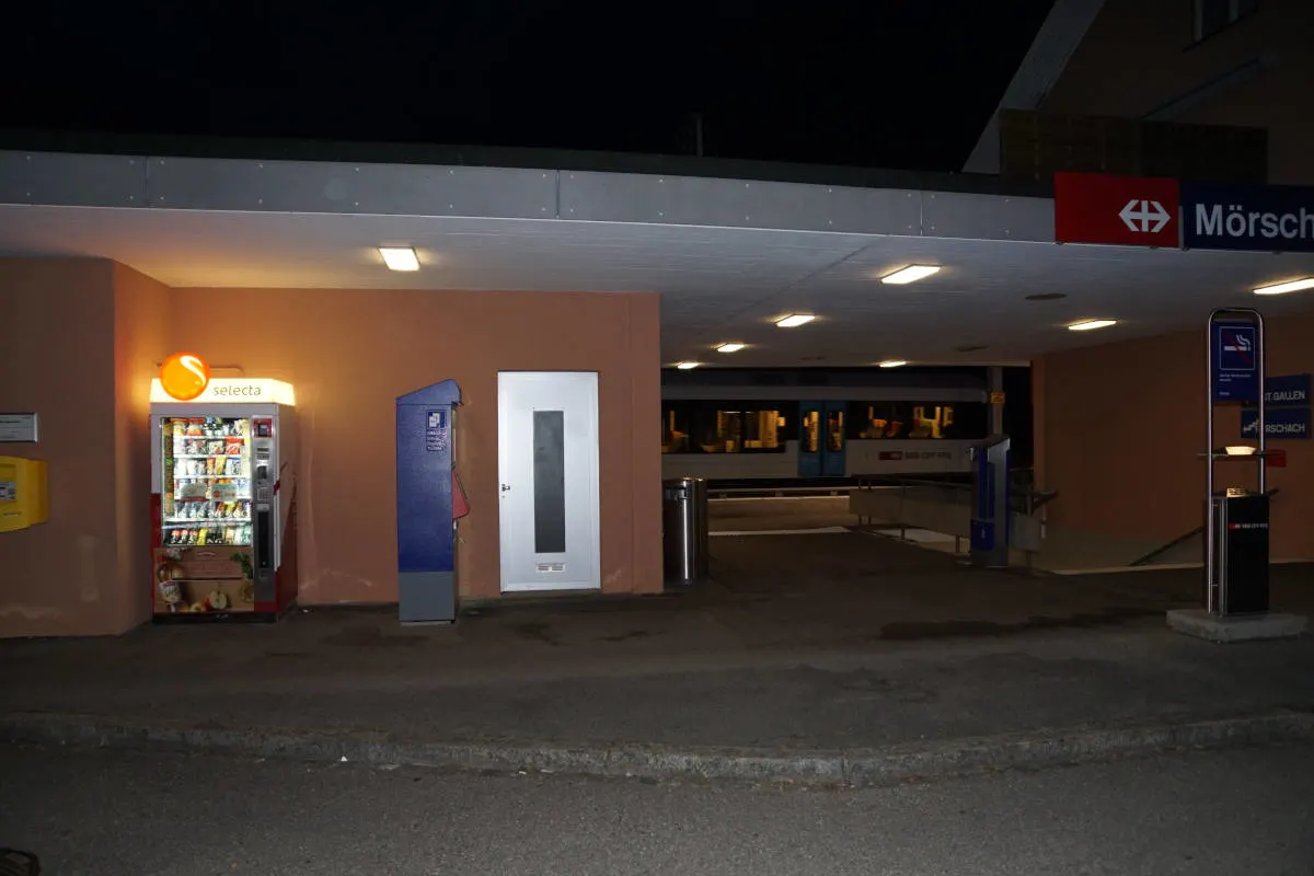 Mörschwil SG – Billett-Automat aufgeflext