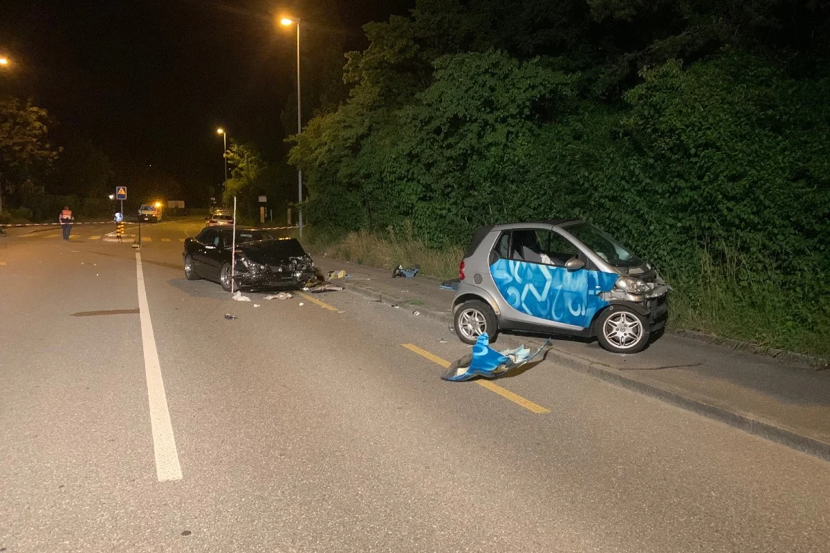 Frontalkollision in Schaffhausen - Tragischer Unfall mit zwei Verletzten - einer davon schwer!