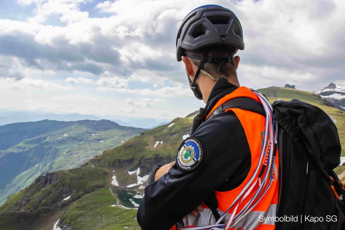 Walenstadt SG – Gleitschirmpilot abgestürzt