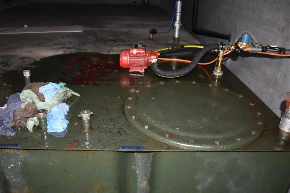 Tschappina GR - Dieselöl bei Tank ausgelaufen