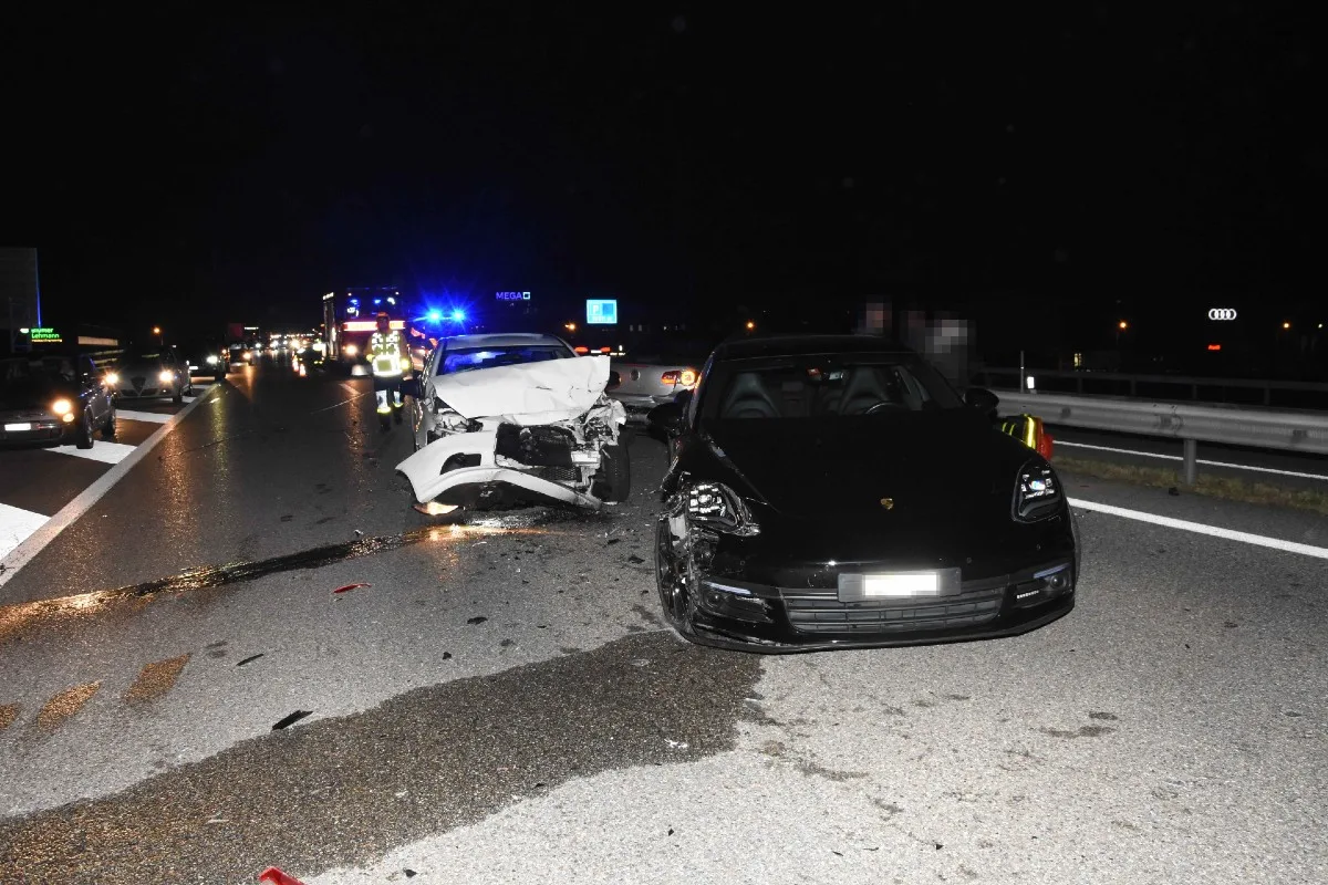 Unfälle in Gossau SG - Insgesamt 10 Auto in zwei Kollisionen  verwickelt - 5 Personen verletzt