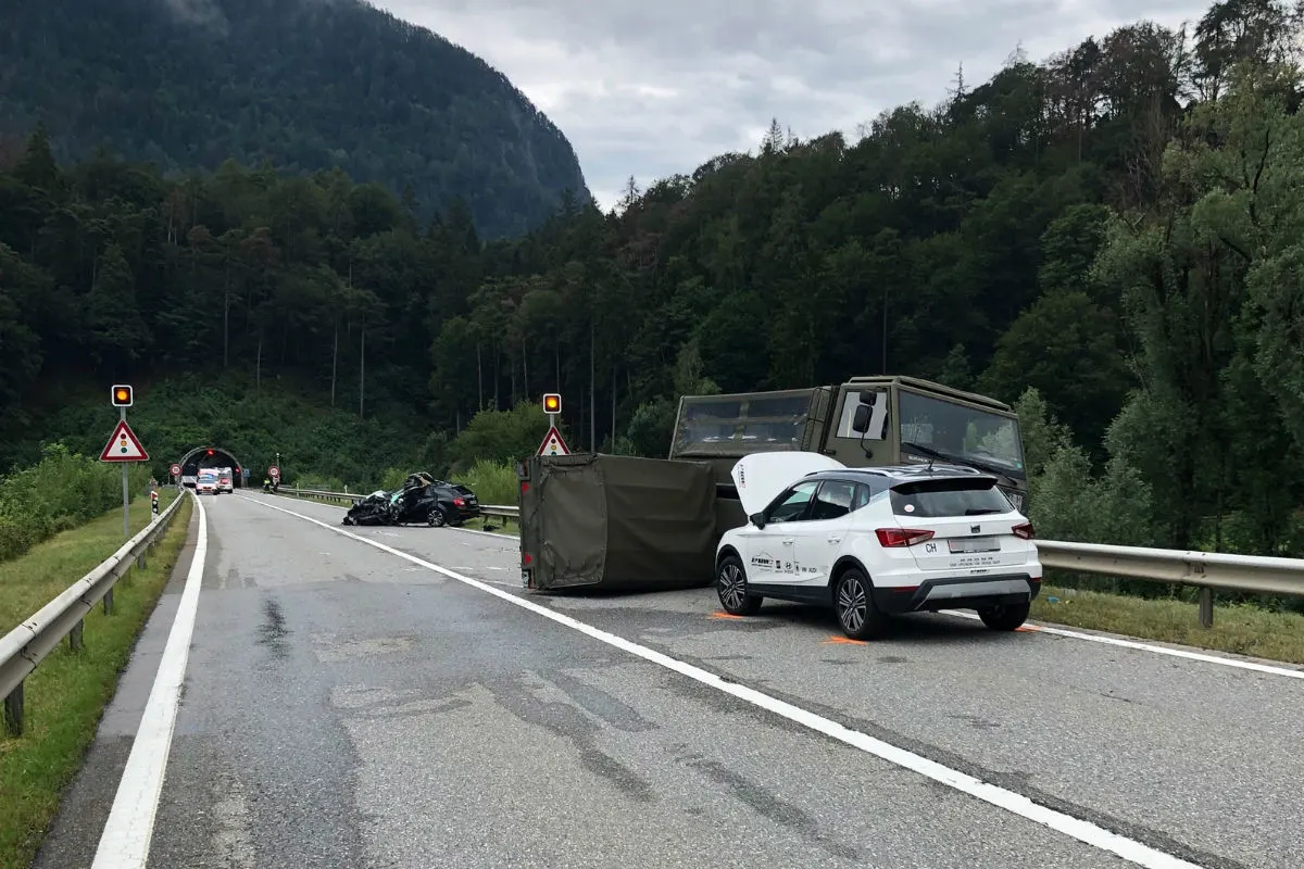 Bonaduz GR - Mehrere Personen bei Unfall verletzt