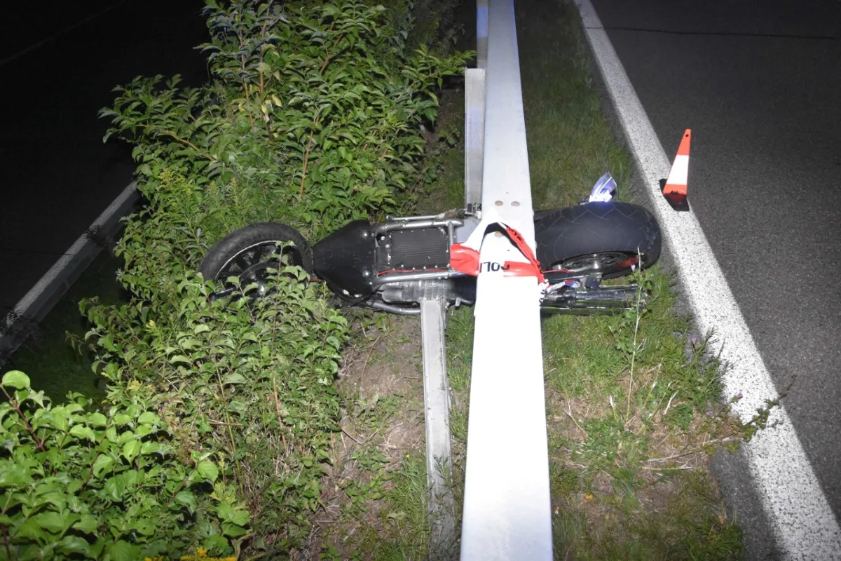  Töffunfall in Rorschacherberg SG - Fahrunfähig, ohne Ausweis, mit nicht eingelöstem Motorrad verunfallt