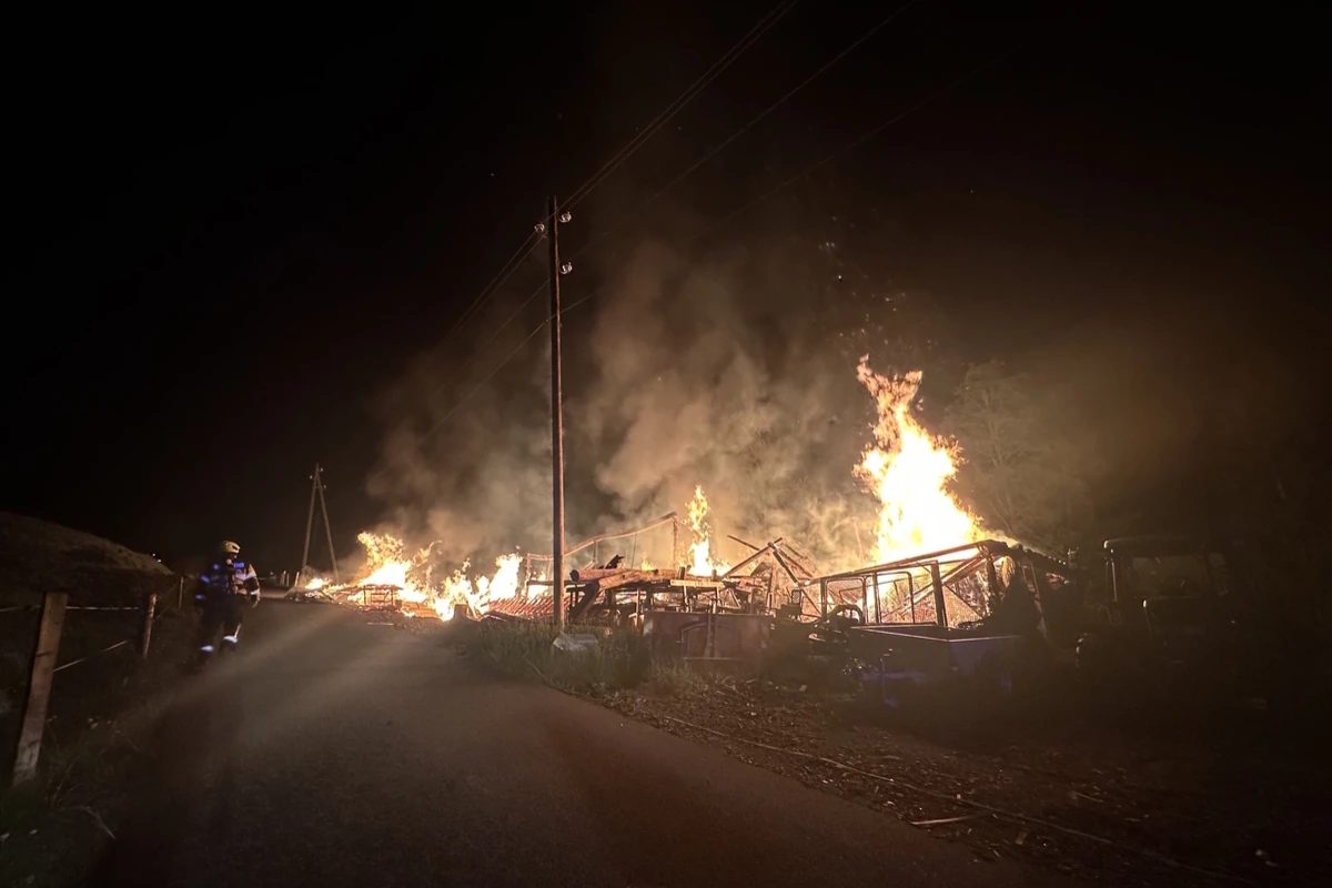 Wattwil SG - Totalschaden an Scheune nach Brand