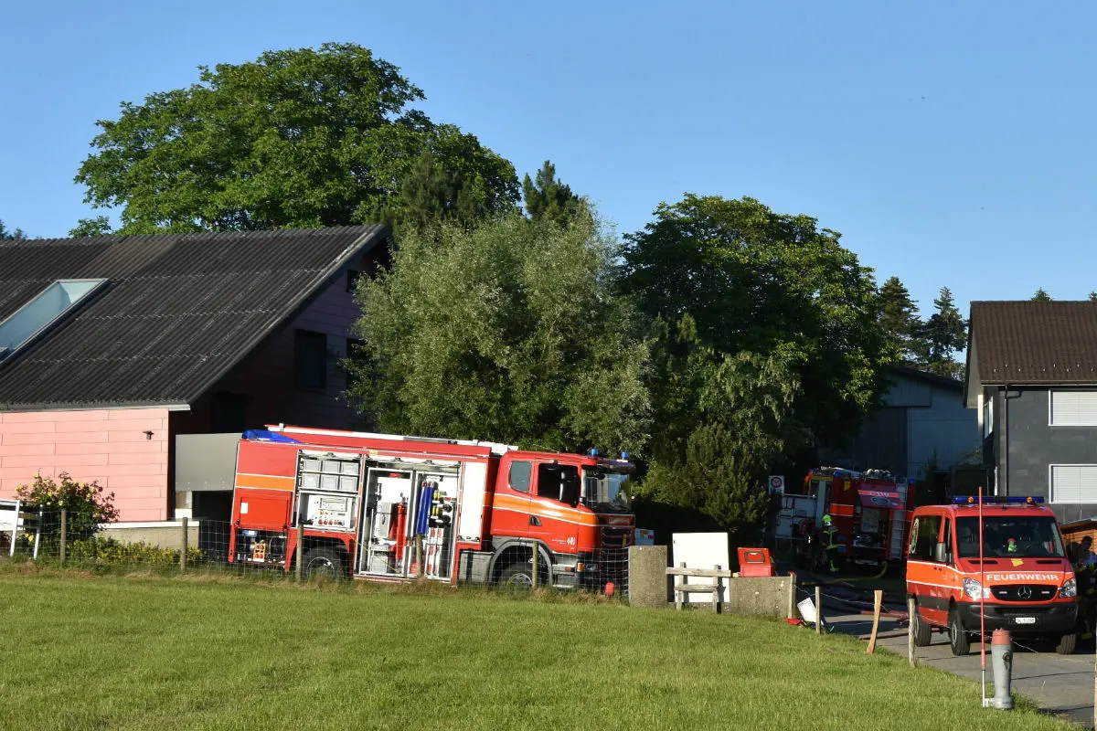 Abtwil SG -Schwelbrand in Landgasthof