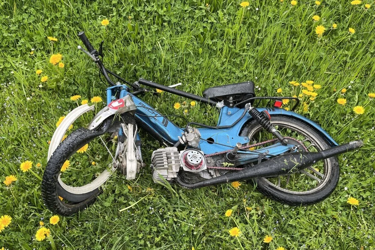 Wuppenau TG - Mofafahrer wird nach Unfall ins Spital geflogen 