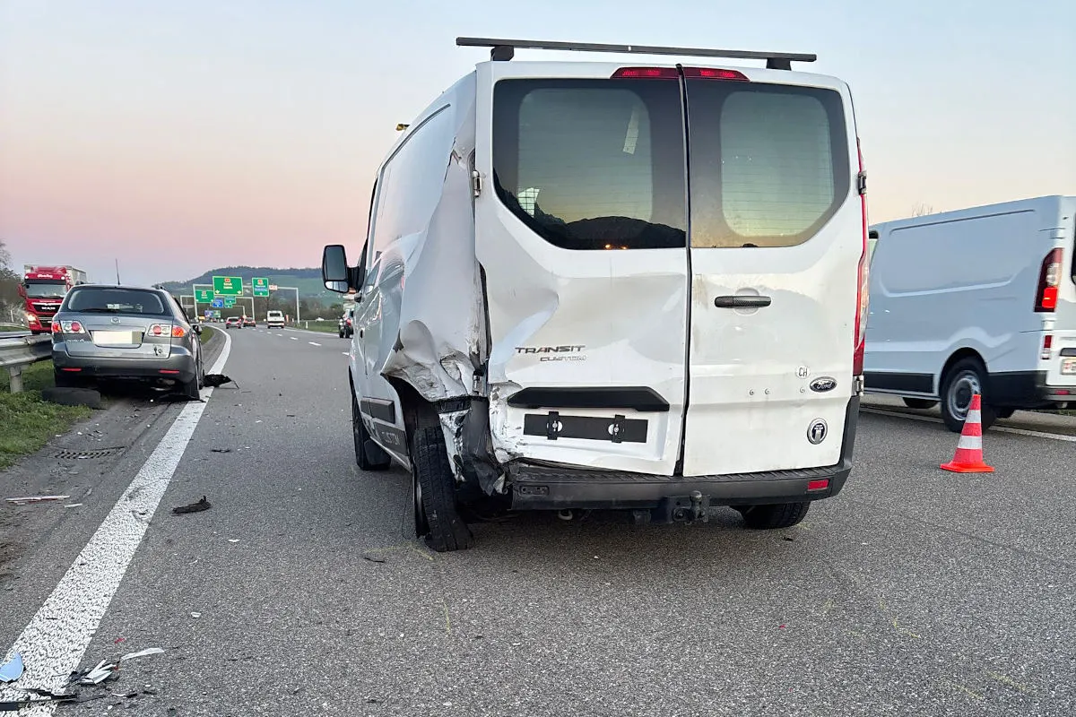 A3 Benken SG – Unfall auf der Autobahn