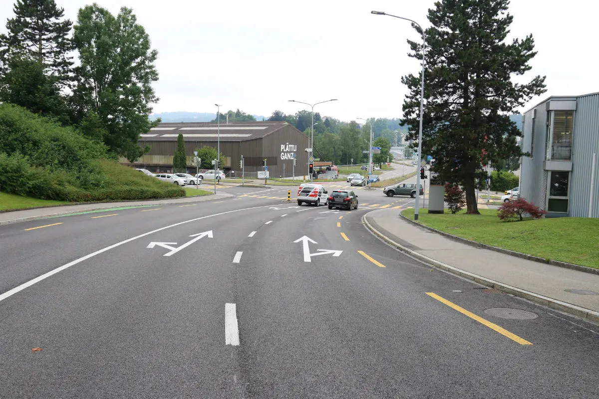 St. Gallen SG - Auffahrunfall im stockenden Verkehr