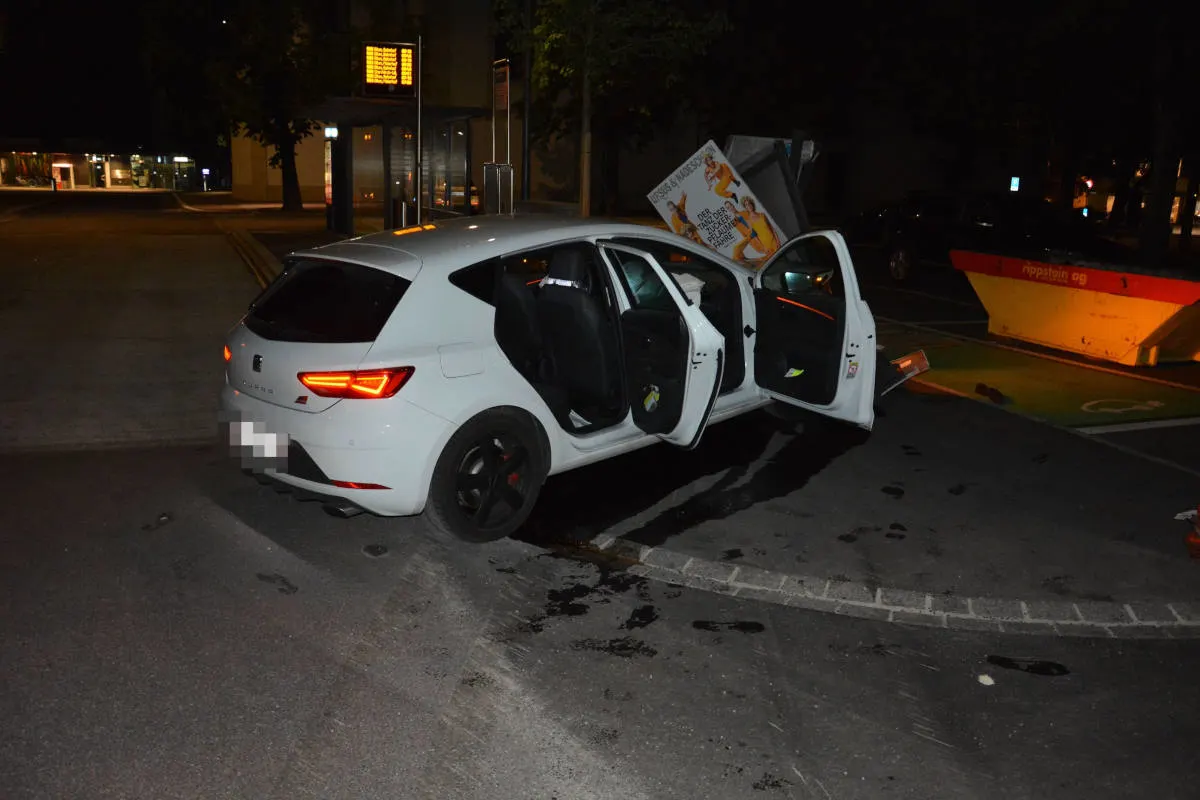 Olten SO - In angetrunkenem Zustand Selbstunfall verursacht 