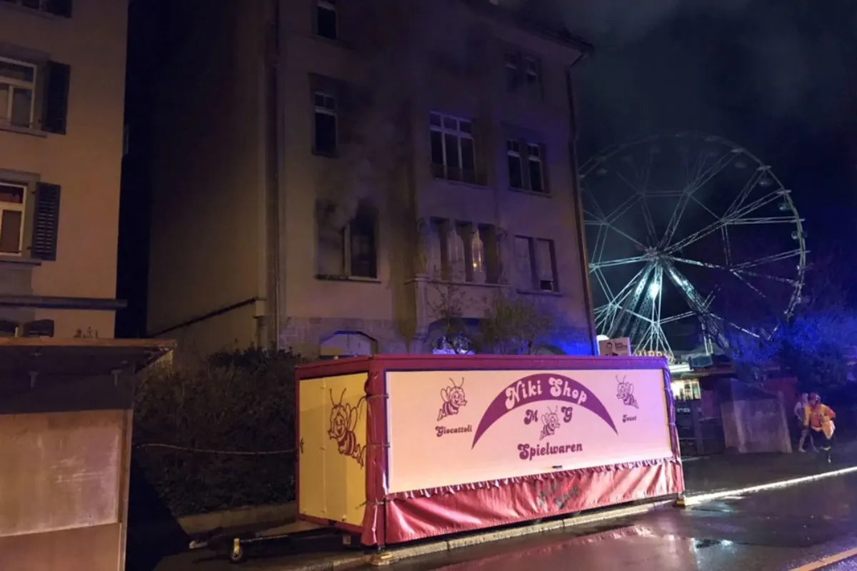 St.Gallen SG - Brand in Mehrfamilienhaus
