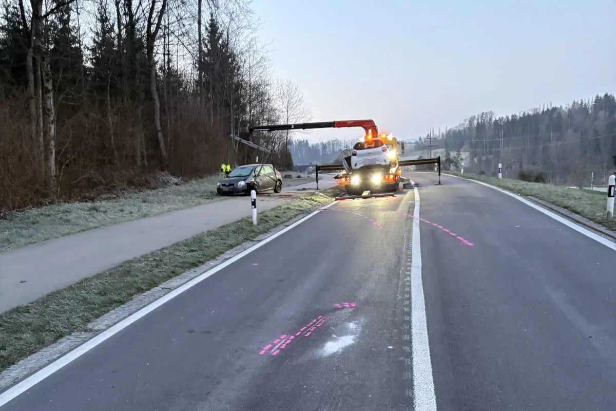Hohentannen TG – Lenker ohne Fahrberechtigung verursacht Unfall