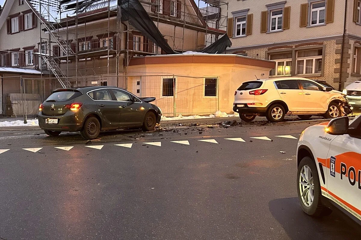 Heiden AR – Totalschaden nach Unfall