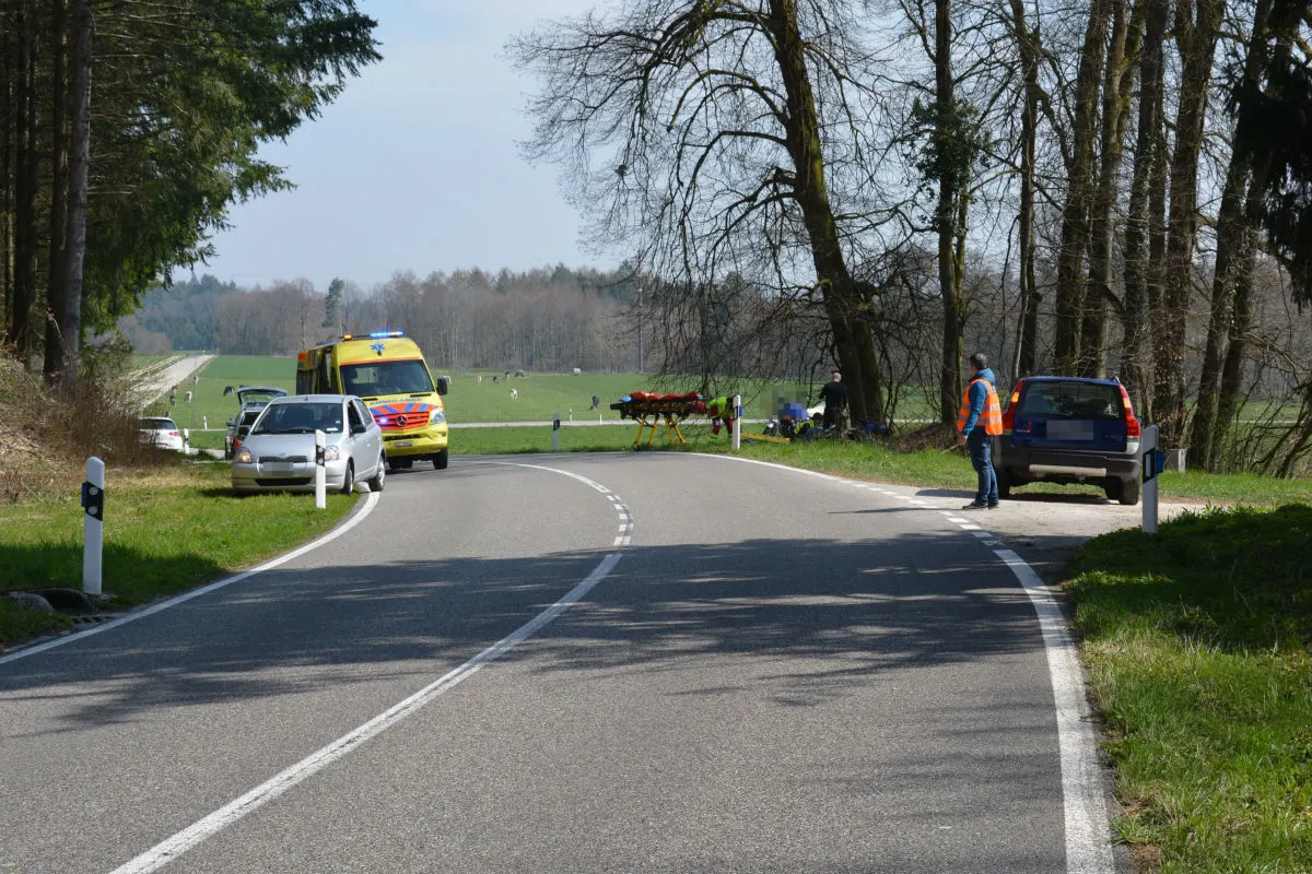 Kestenholz SO - Motorradlenker schwer gestürzt - Zeugenaufruf