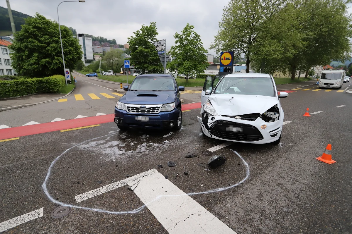 Stadt St.Gallen – Verkehrsunfall mit Verletzten