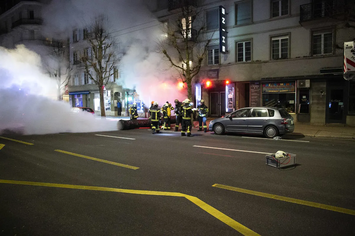 Freiburg FR – Brand in einer öffentlichen Gaststätte