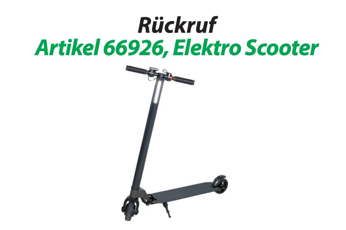 Schweizweit - LANDI ruft Elektro Scooter wegen Unfallgefahr zurück