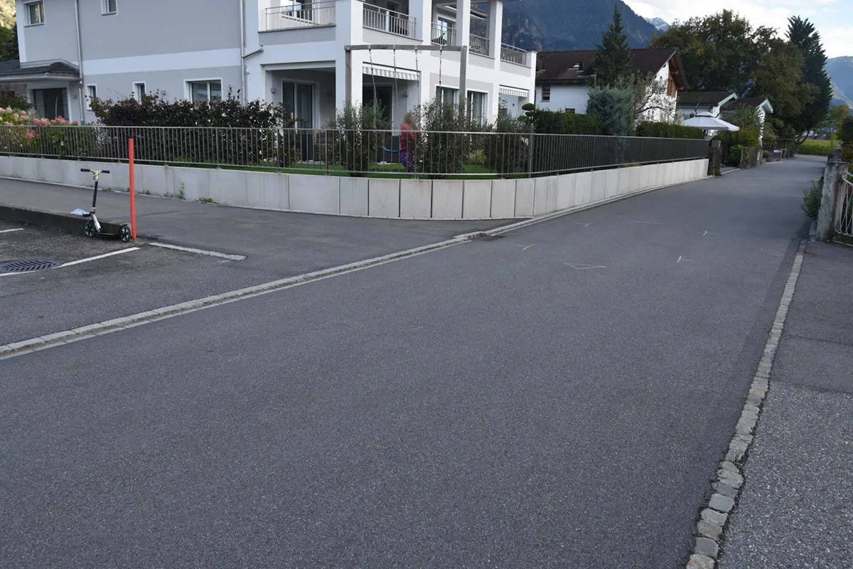 Landquart GR – Mit Scooter verunfallt
