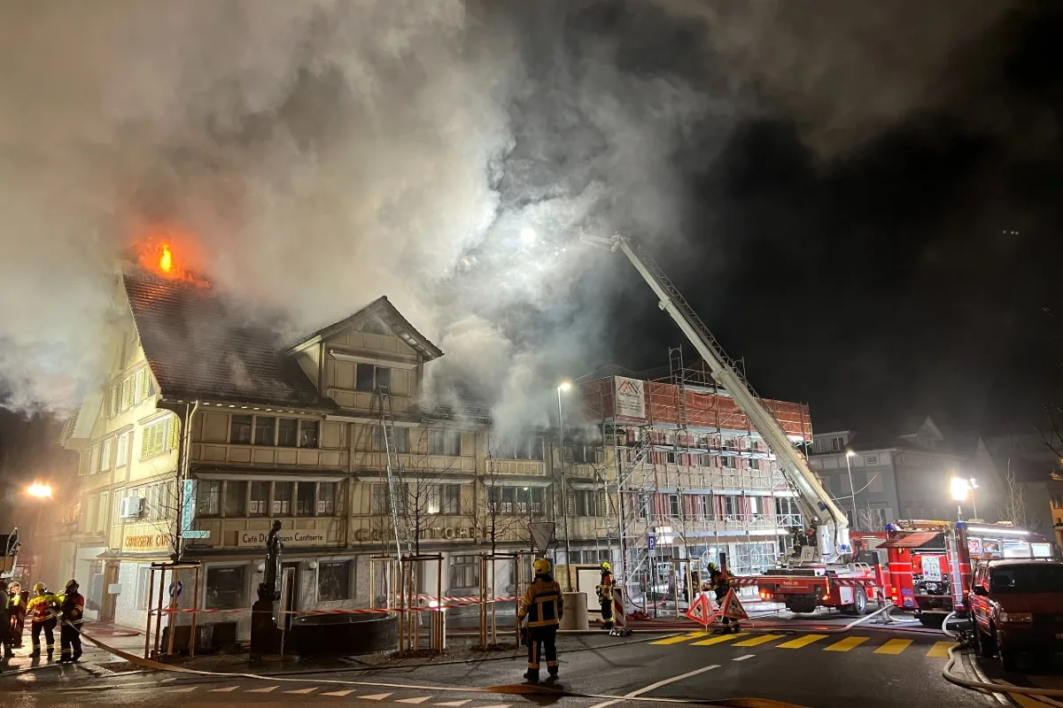 Wattwil SG - Brand im Dorfzentrum – Tote Person konnte identifiziert werden