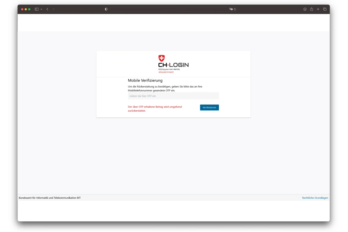 Cybercrime - Betrügerische Mails von der angeblichen Eidgenössischen Steuerverwaltung