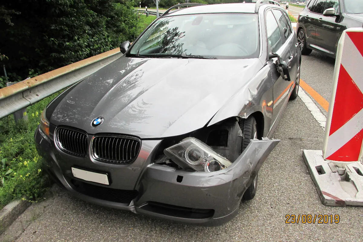 A3 Benken SG - Verkehrsunfall auf der Autobahn 