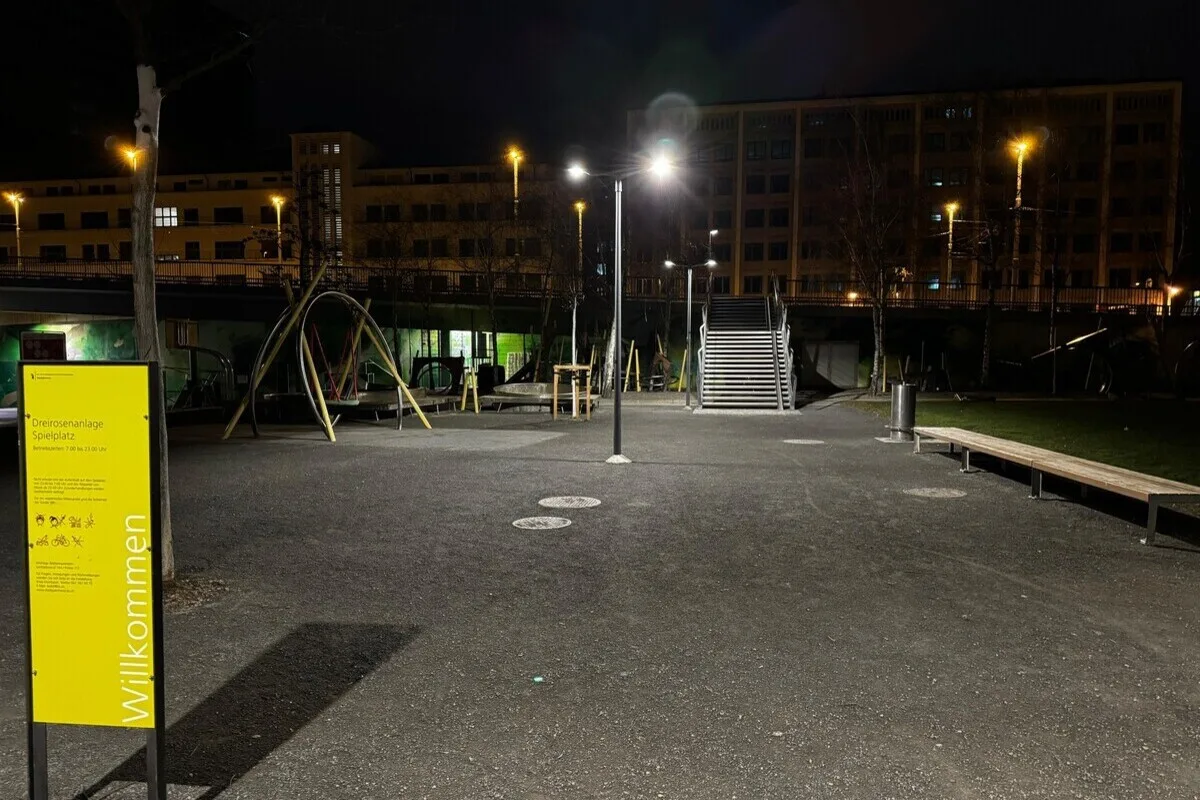 Basel - Öffentliche Beleuchtung wird verstärkt