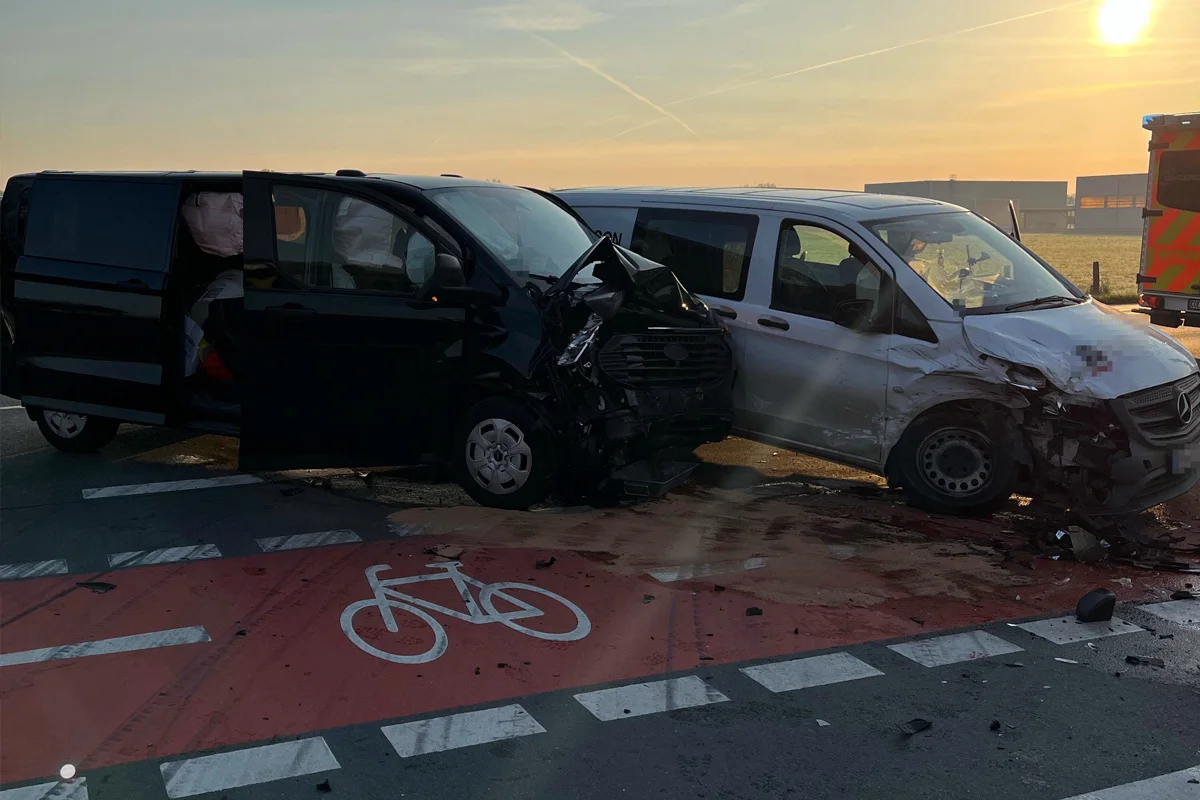 Nottuln – Drei Verletzte nach Unfall beim Abbiegen