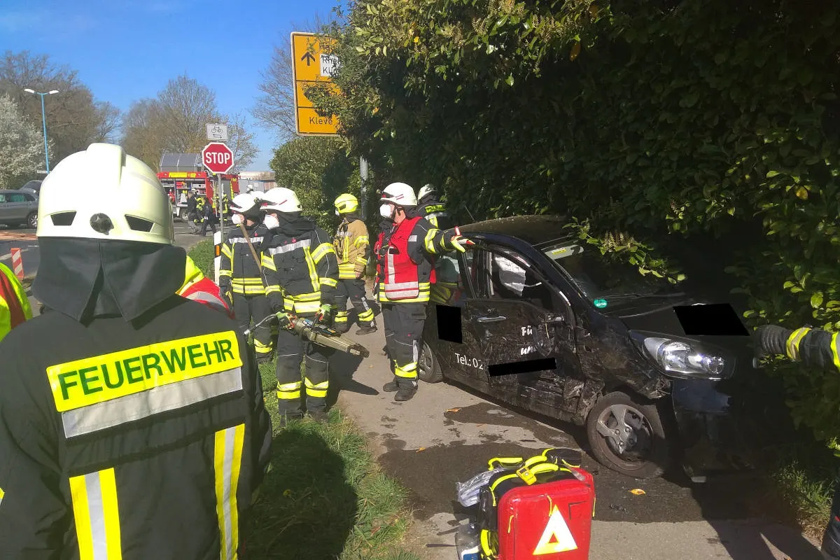 Bedburg-Hau – Verkehrsunfall mit vier Verletzten
