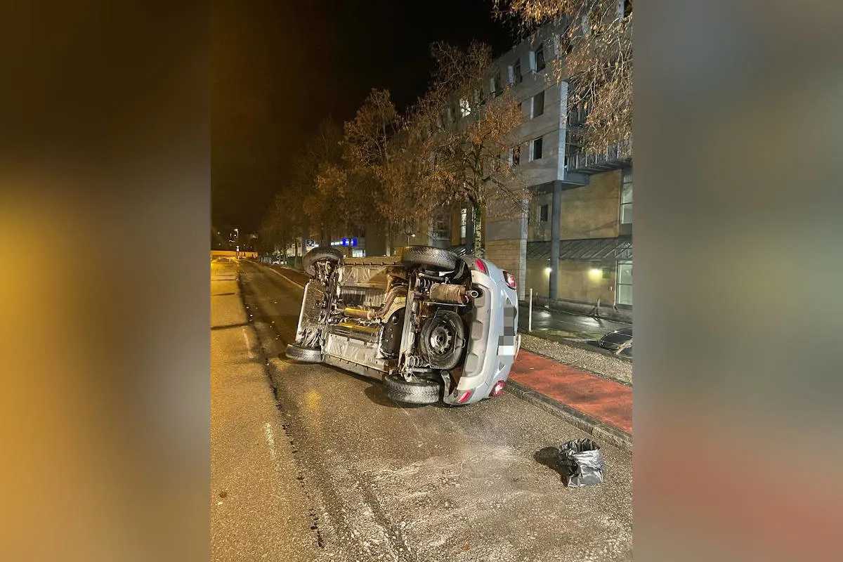 Uster ZH – Bei Unfall mit Fahrzeug überschlagen