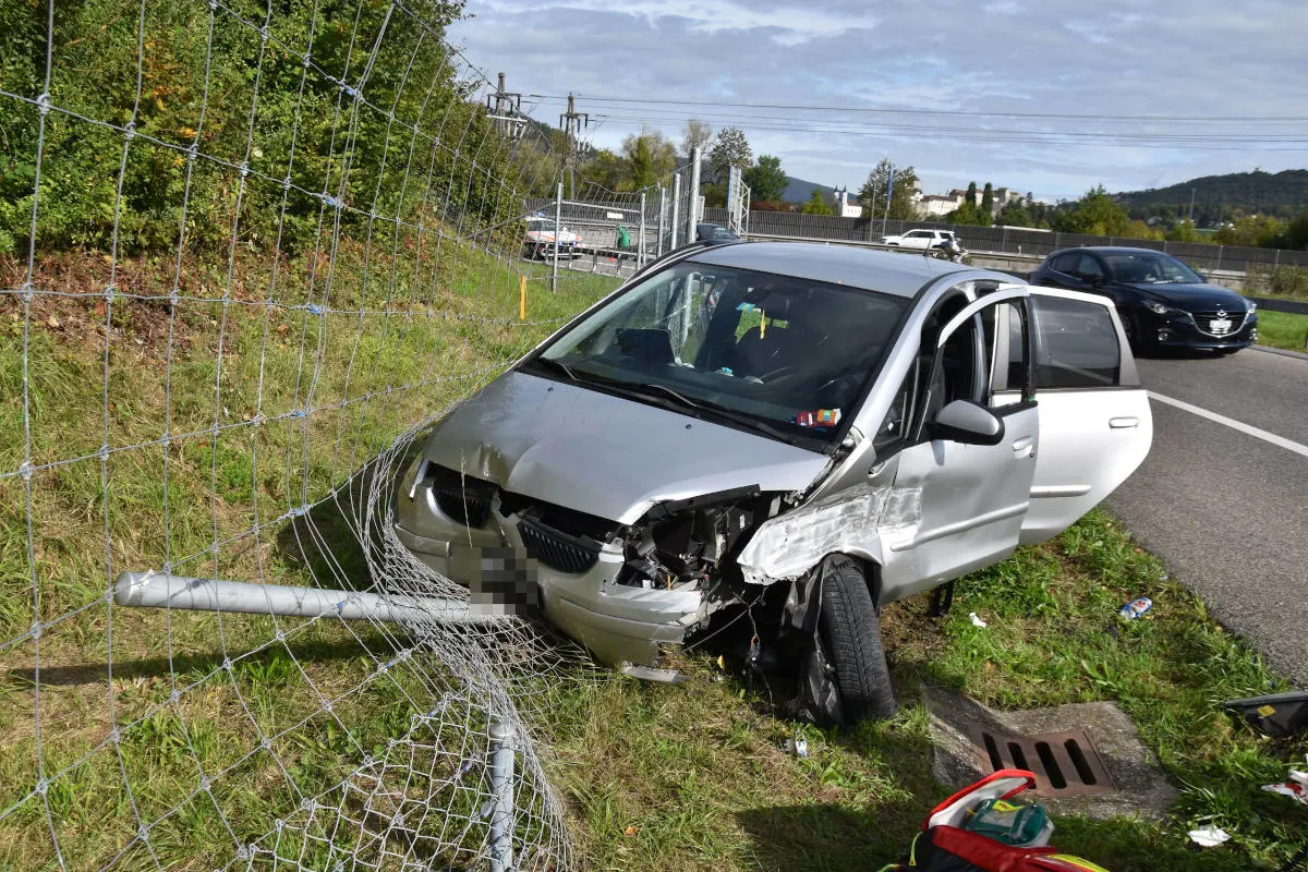 A1 bei Rothrist SO - Automobilistin bei Unfall erheblich verletzt